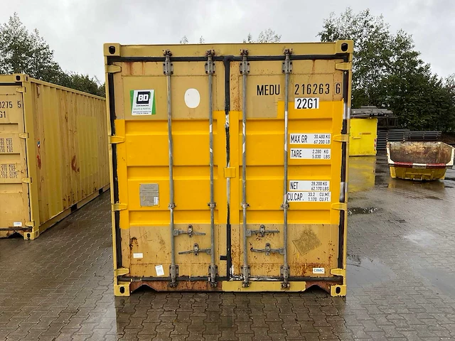 2007 cimc 20 ft zeecontainer - afbeelding 2 van  9