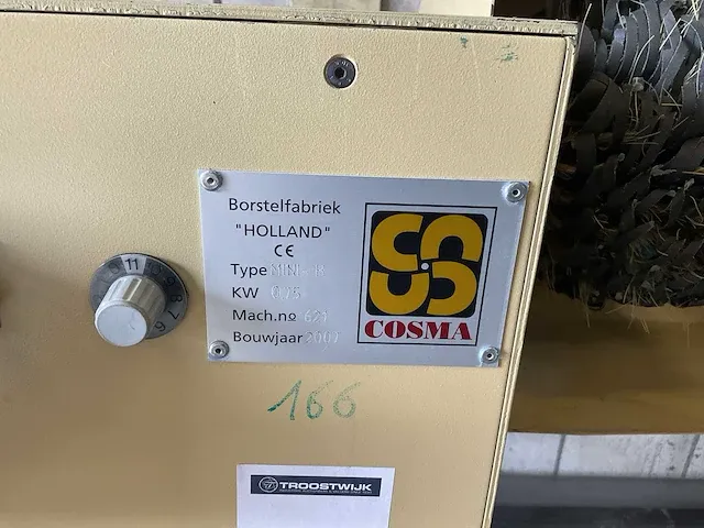 2007 cosma mini-h borstelschuurmachine - afbeelding 5 van  5