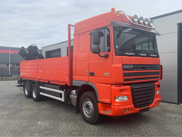2007 daf 105.460 euro 5 vrachtwagen hiab 166 d2 laadkraan - afbeelding 12 van  56