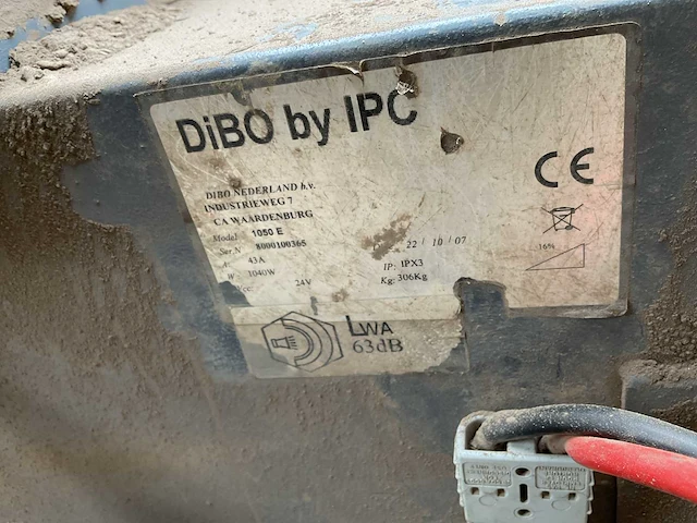 2007 dibo 1050e zelfrijdende veegmachine - afbeelding 6 van  10