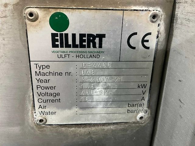2007 eillert g-4400 rvs bandsnijmachine - afbeelding 3 van  11