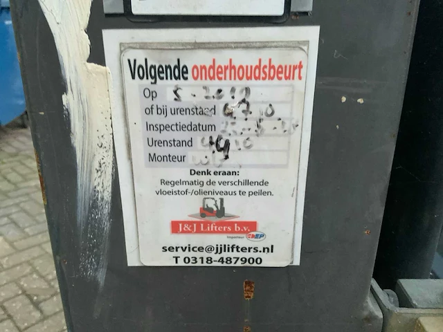 2007 ep fg25t vorkheftruck - afbeelding 10 van  20