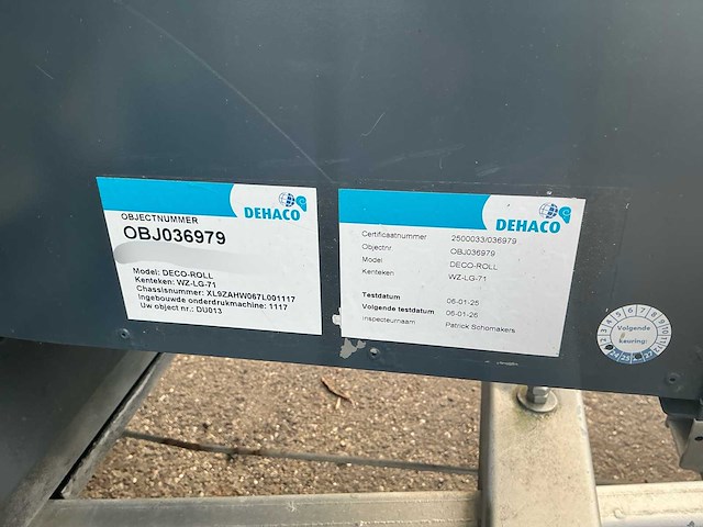 2007 esve ta17 - bodemsanering wagen deco-unit - afbeelding 3 van  57