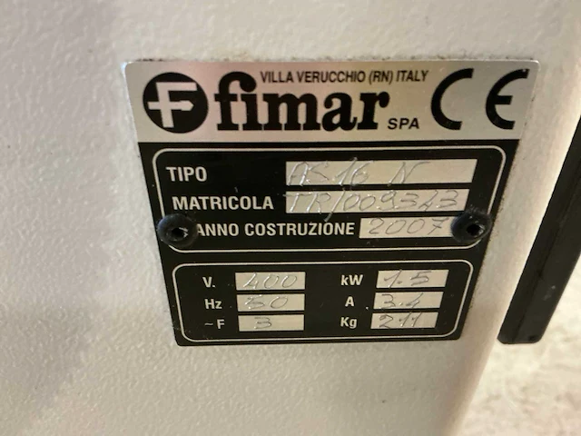 2007 fimar as16minimax langgatboormachine - afbeelding 5 van  5