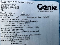 2007 genie gr-20 hoogwerker - afbeelding 3 van  11