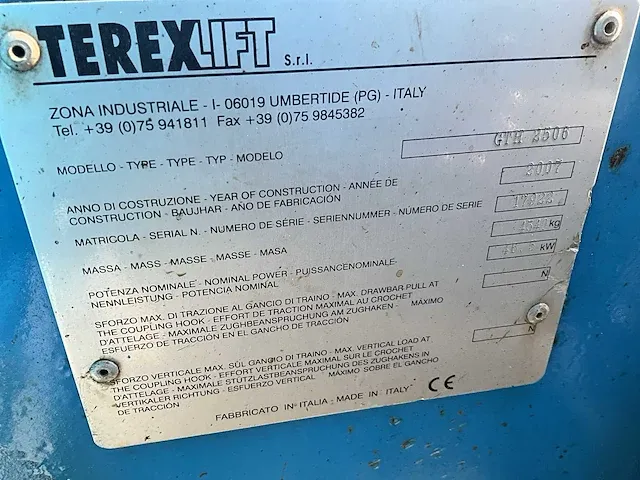 2007 genie gth-2506 verreiker - afbeelding 13 van  20