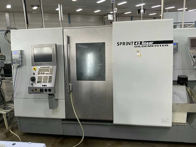 2007 gildemeister sprint 42 linear cnc-draaibank - afbeelding 12 van  20