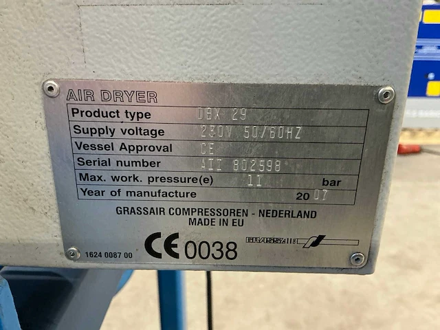 2007 grassair db 29 absorptie droger - afbeelding 11 van  19