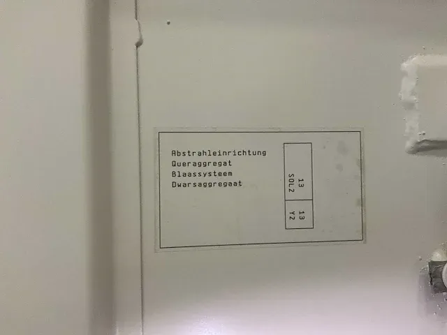 2007 heesemann mfa 6 - impression breedbandschuurmachine - afbeelding 21 van  46