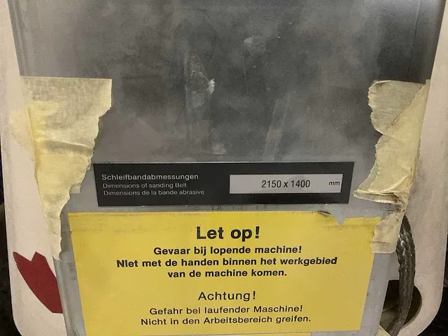 2007 heesemann mfa 6 - impression breedbandschuurmachine - afbeelding 25 van  46
