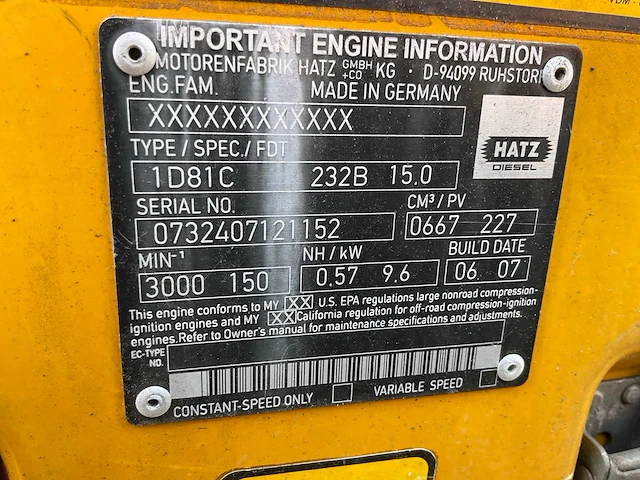 2007 himoinsa hza3-8c m5 noodstroomaggregaat - afbeelding 7 van  9