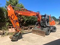 2007 hitachi zx 160w banden graafmachine met abl s60 draaikantelstuk en gripcassette - afbeelding 1 van  56