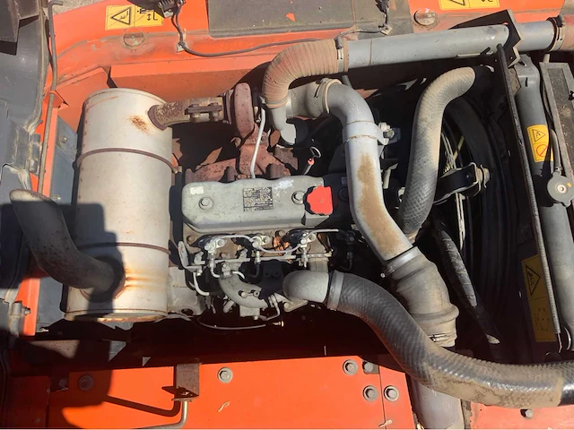2007 hitachi zx 160w banden graafmachine met abl s60 draaikantelstuk en gripcassette - afbeelding 20 van  56