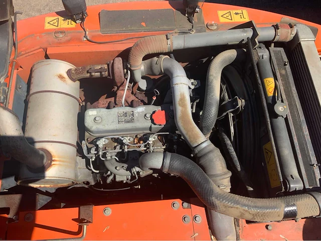 2007 hitachi zx 160w banden graafmachine met abl s60 draaikantelstuk en gripcassette - afbeelding 21 van  56