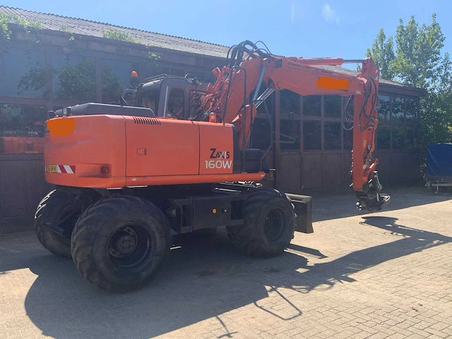 2007 hitachi zx 160w banden graafmachine met abl s60 draaikantelstuk en gripcassette - afbeelding 12 van  56