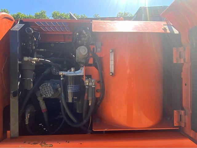 2007 hitachi zx 160w banden graafmachine met abl s60 draaikantelstuk en gripcassette - afbeelding 28 van  56