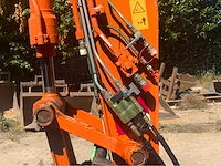 2007 hitachi zx 160w banden graafmachine met abl s60 draaikantelstuk en gripcassette - afbeelding 30 van  56