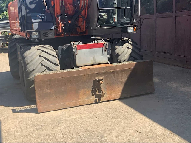 2007 hitachi zx 160w banden graafmachine met abl s60 draaikantelstuk en gripcassette - afbeelding 33 van  56