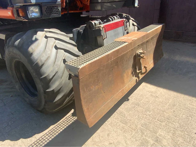 2007 hitachi zx 160w banden graafmachine met abl s60 draaikantelstuk en gripcassette - afbeelding 35 van  56