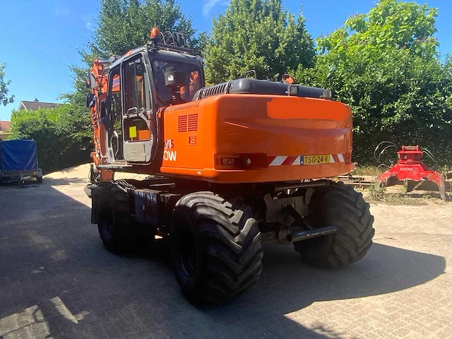 2007 hitachi zx 160w banden graafmachine met abl s60 draaikantelstuk en gripcassette - afbeelding 51 van  56