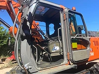 2007 hitachi zx 160w banden graafmachine met abl s60 draaikantelstuk en gripcassette - afbeelding 53 van  56