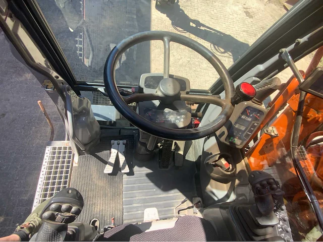 2007 hitachi zx 160w banden graafmachine met abl s60 draaikantelstuk en gripcassette - afbeelding 55 van  56