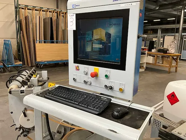 2007 homag optimat kal 310 kantenschuurmachine - afbeelding 11 van  22