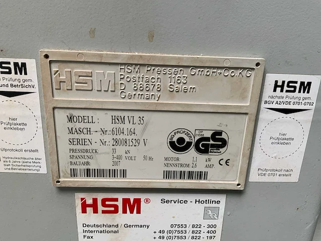 2007 hsm vl 35 afvalpers - afbeelding 4 van  9
