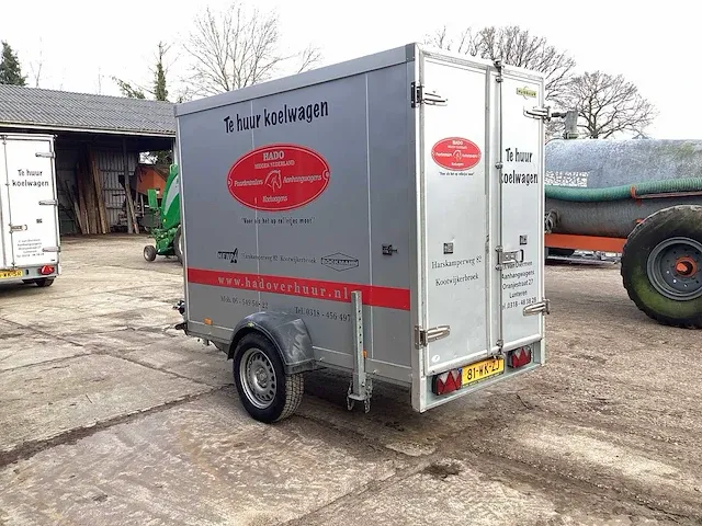 2007 humbaur hk 18s koel aanhangwagen - afbeelding 11 van  16