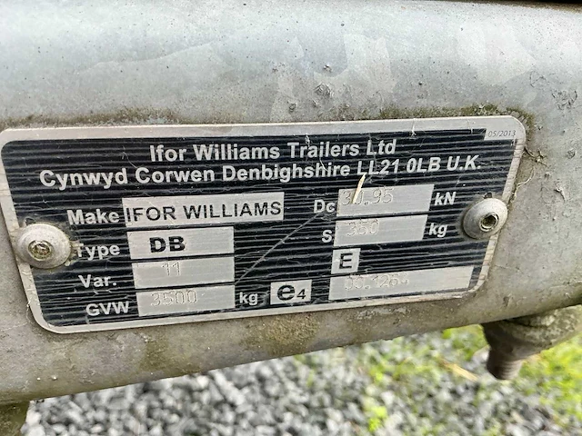2007 ifor williams trailers 2cb lm126g aanhangwagen - afbeelding 11 van  19