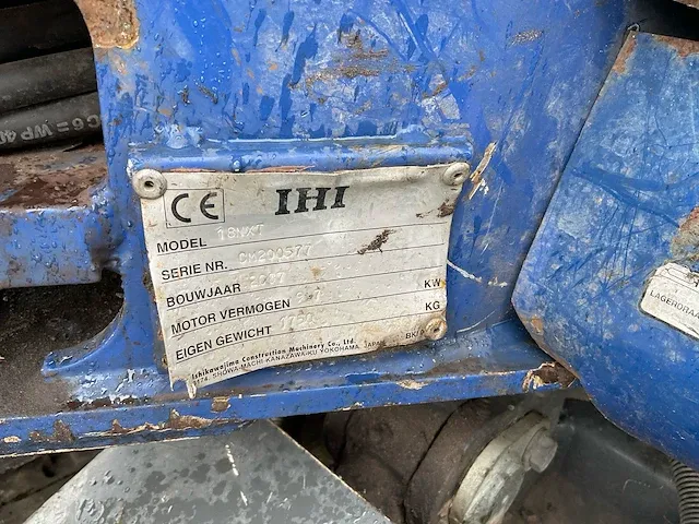 2007 ihi 18ntx minigraafmachine - afbeelding 17 van  38