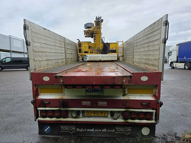 2007 kennis tpd348c-b stenentrailer met kraan - afbeelding 2 van  45