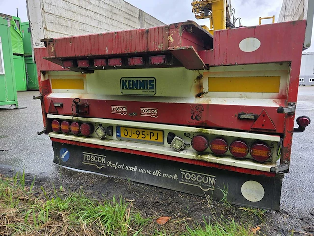 2007 kennis tpd348c-b stenentrailer met kraan - afbeelding 21 van  45