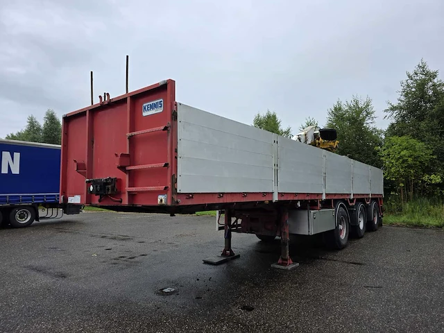 2007 kennis tpd348c-b stenentrailer met kraan - afbeelding 12 van  45