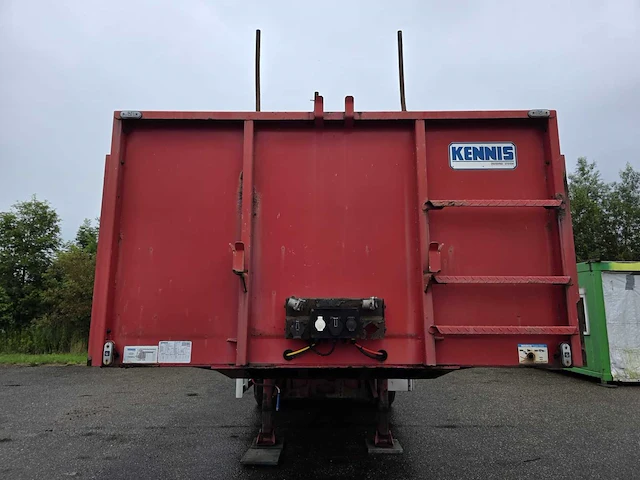 2007 kennis tpd348c-b stenentrailer met kraan - afbeelding 34 van  45