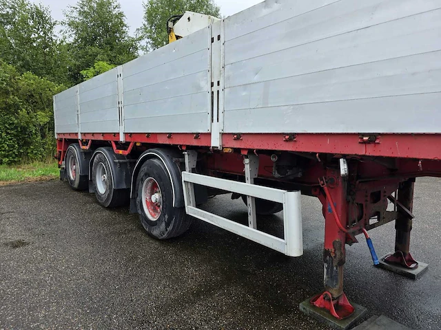 2007 kennis tpd348c-b stenentrailer met kraan - afbeelding 43 van  45