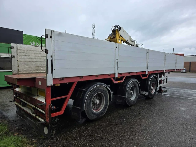 2007 kennis tpd348c-b stenentrailer met kraan - afbeelding 45 van  45