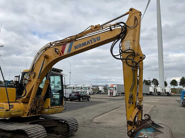 2007 komatsu pc130-7 rupsgraafmachine - afbeelding 11 van  40