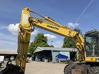 2007 komatsu pw140-7 banden graafmachine - afbeelding 34 van  35