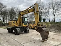 2007 komatsu pw160-7eo banden graafmachine - afbeelding 12 van  32