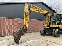 2007 komatsu pw160-7eo banden graafmachine - afbeelding 32 van  32