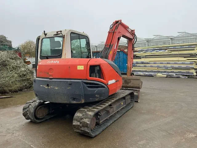 2007 kubota kx080-3 rupsgraafmachine - afbeelding 18 van  24