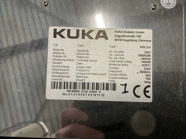 2007 kuka system kr5 robotarm - afbeelding 9 van  9