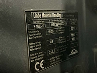 2007 linde e16l-01 vorkheftruck - afbeelding 10 van  18