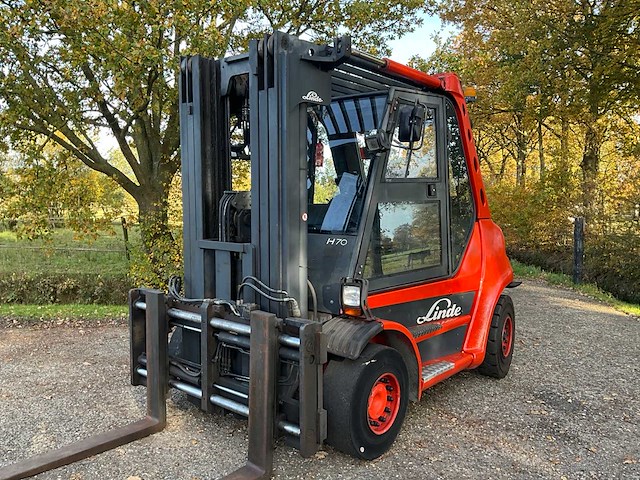 2007 linde h70 t-03 vorkheftruck - afbeelding 2 van  30