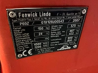 2007 linde p60z utility tractor - afbeelding 9 van  17