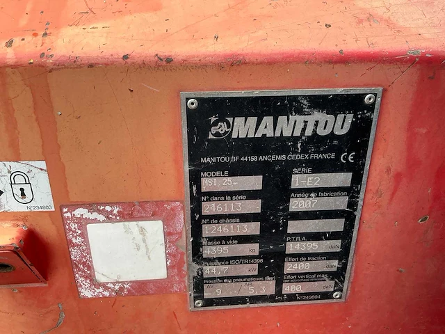 2007 manitou msi 25 vorkheftruck - afbeelding 25 van  31