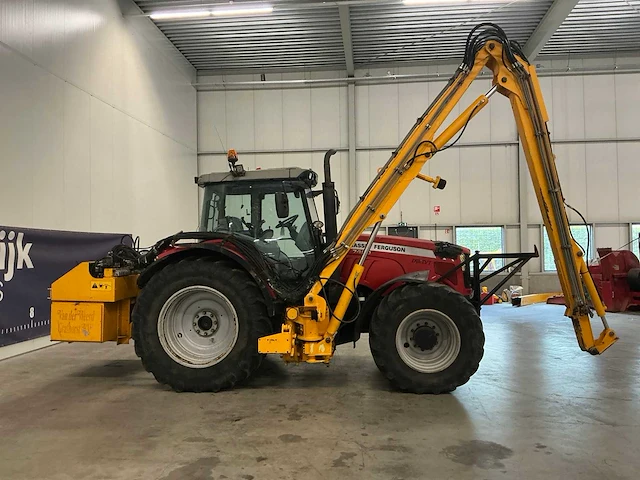 2007 massey ferguson 7480 tractor + herder - afbeelding 24 van  29