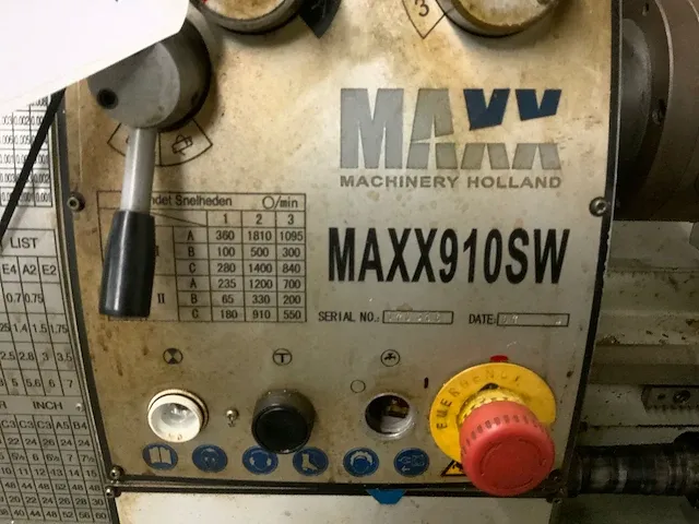 2007 maxx 910sw universele draaibank - afbeelding 5 van  19