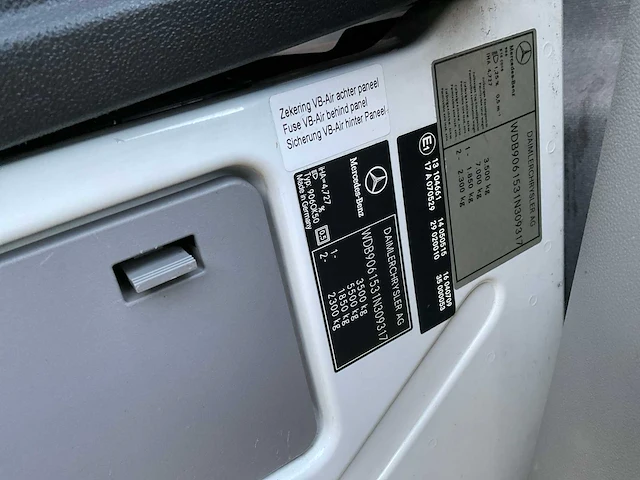 2007 mercedes-benz sprinter 515 2.2 cdi 366 dc bedrijfswagen - afbeelding 11 van  27